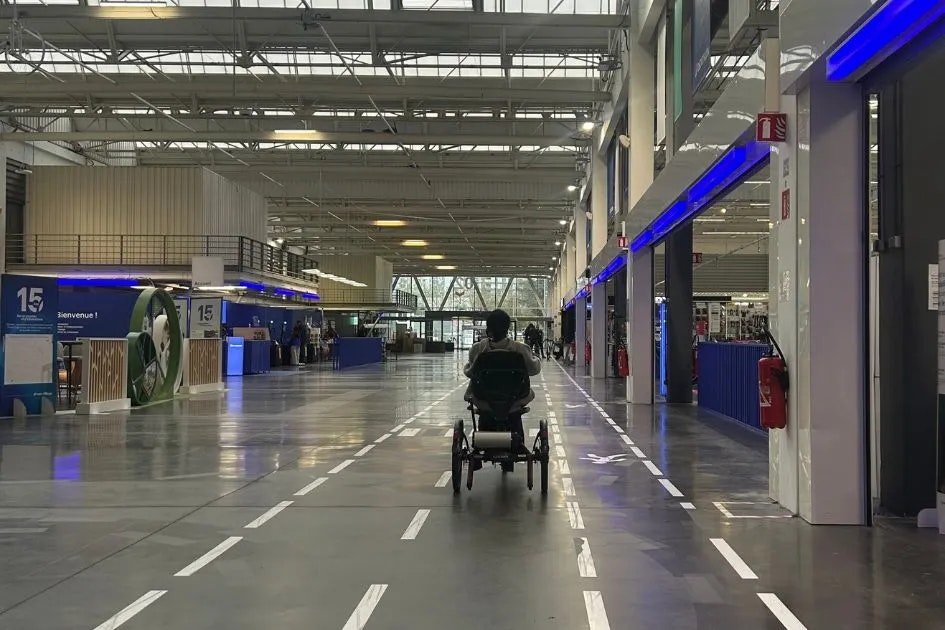 Vivez mobilité Lille vanRaam Easy Rider sur piste