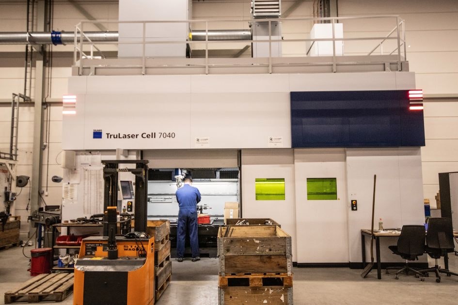 The modern machinery at vanRaam – Georg Bleicher