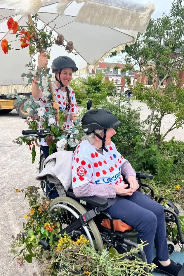 Expérience client Vélo fauteuil VeloPlus vanRaam - EHPAD de Nieppe