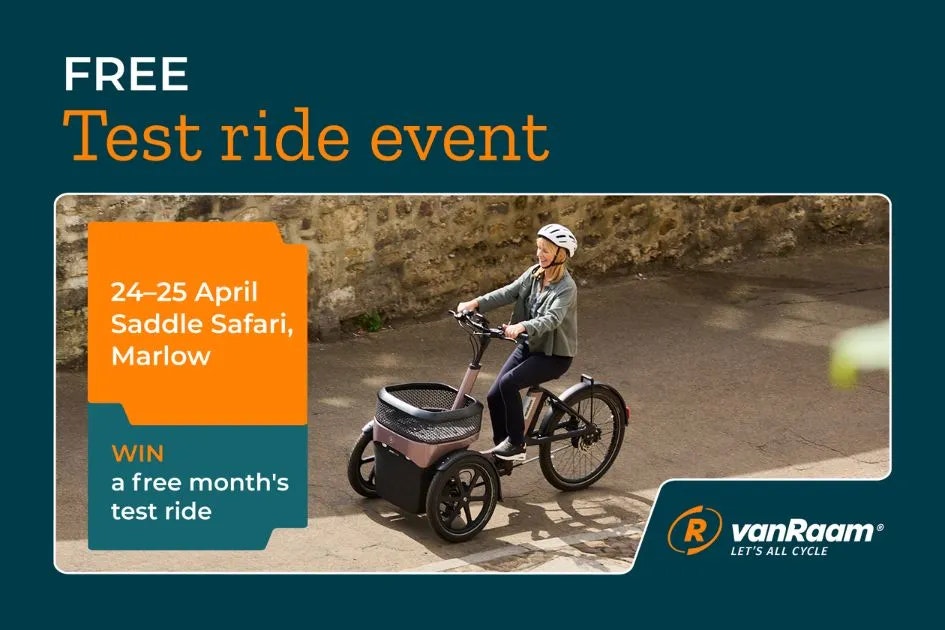 vanRaam Free Test Ride Event Saddle Safari Marlow