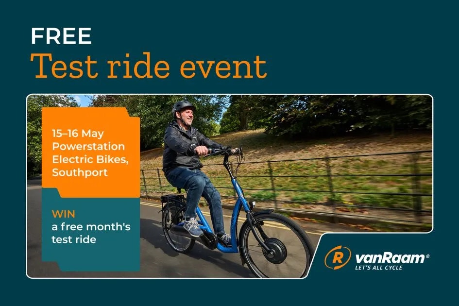 vanRaam Free Test Ride Event Powerstation Electric Bikes Southport