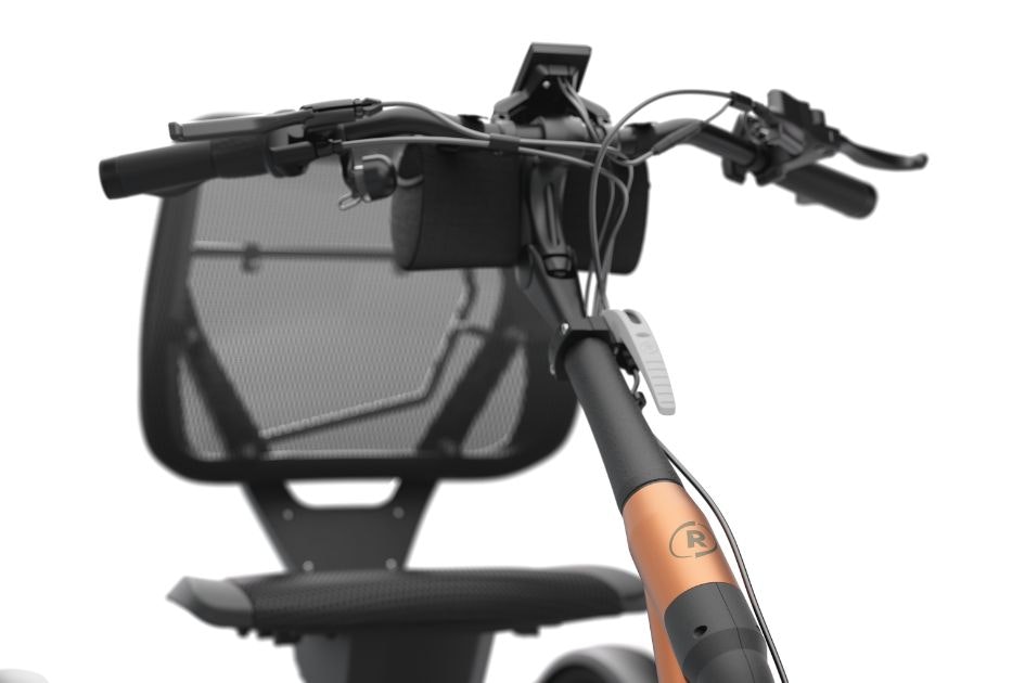 vanRaam Easy Rider Compact+ with bag at steer