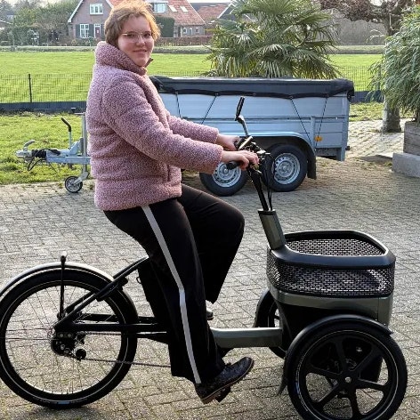 Customer experience Amber Nijenhuis vanRaam Thuja e-bike tricycle Customer experience Amber Nijenhuis vanRaam Thuja e-bike tricycle