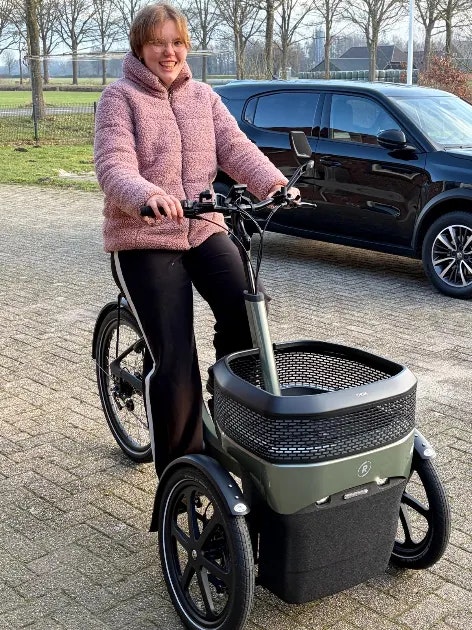 vanRaam customer experience Amber Nijenhuis Thuja e-bike tricycle