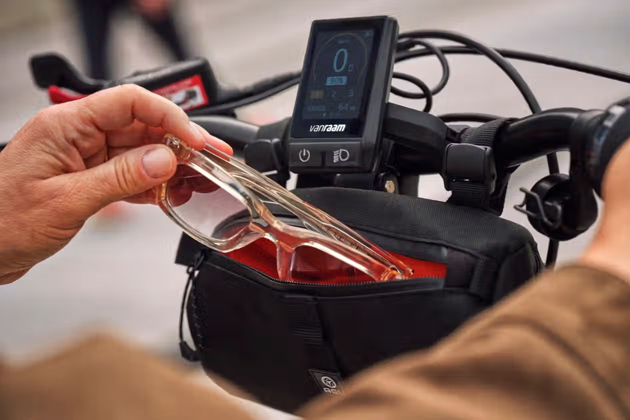 Convenient handlebar bag vanRaam Easy Rider Compact+ tricycle for adults