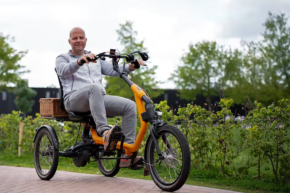 Expérience client  Frank Arendsen tricycle Easy Rider vanRaam