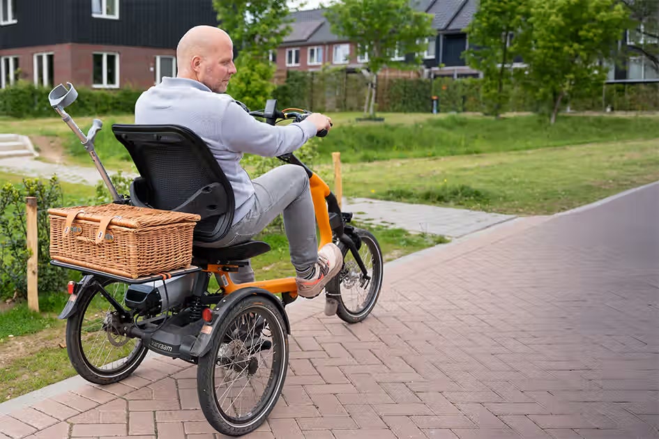 Expérience client de Frank Arendsen avec le tricycle Easy Rider de Van Raam