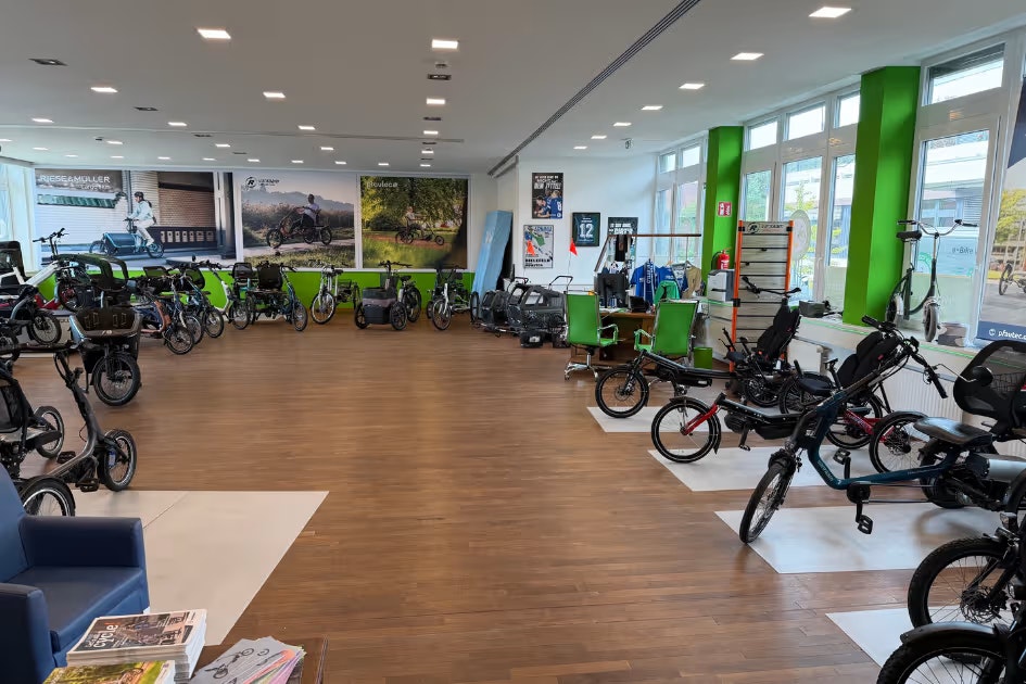 Dreirad-Zentrum Bielefeld Ausstellungsraum Dreirad-Zentrum Bielefeld Ausstellungsraum