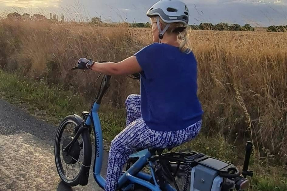 Expérience client Lucie Montagnier Vélo à cadre bas Balance vanRaam en vacances Expérience client Lucie Montagnier Vélo à cadre bas Balance vanRaam en vacances