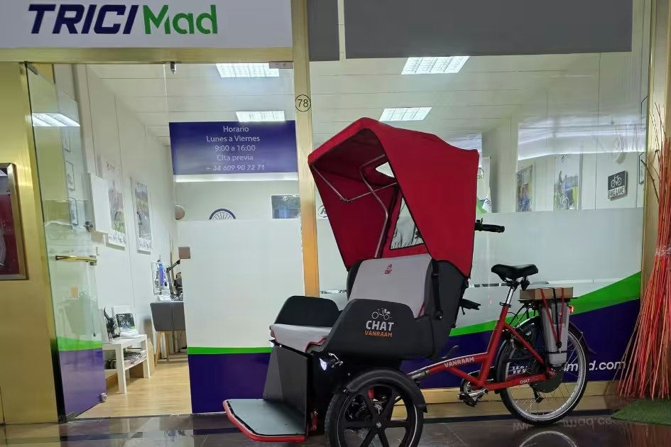 vanRaam dealer TRICIMad Chat rickshaw bike