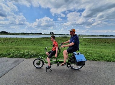 Cycling with Down syndrome special needs bike