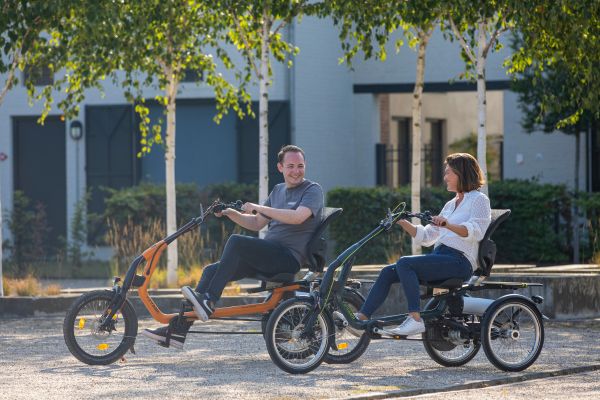 Try an Easy Rider tricycle for adults at Van Raam or a dealer