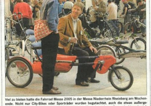 Van Raam  special needs bikes at Fahrrad Messe 2005