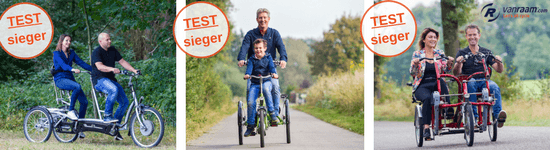 Testsieger: Van Raam Dreiradtandems
