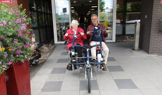 Van Raam Fun2Go parallel Tandem freiwilliger