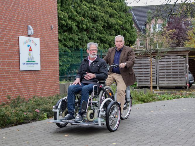 Van Raam Rollstuhlfahrräder bringen Mobilität nach Isselburg