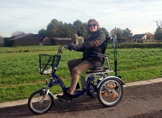 gebruikerservaring scootmobielfiets Easy Go - Astrid van der Plank