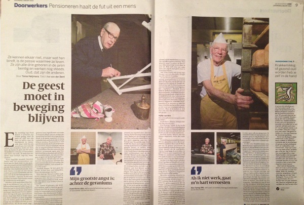 Oudste medewerker van Nederland