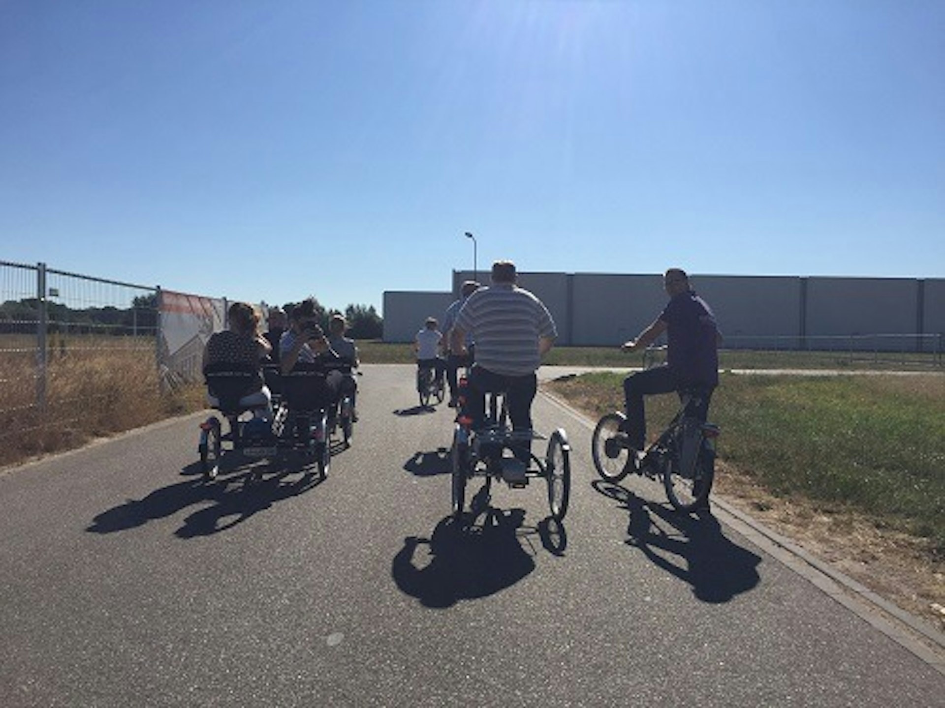 Fietsen naar de Van Raam nieubouw