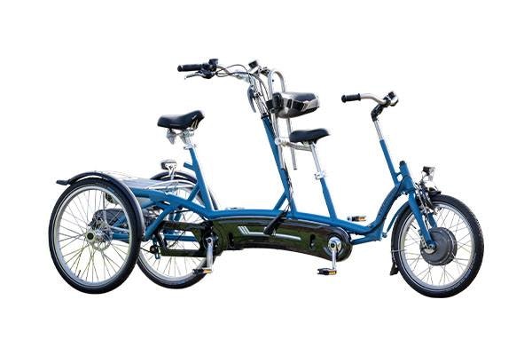 KIVO PLUS driewieltandem ouder kind