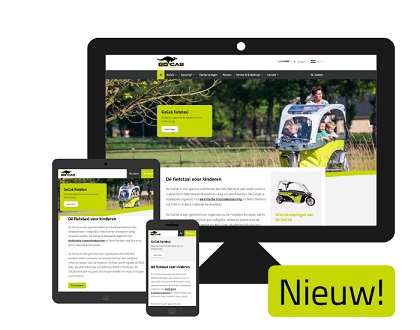 Website GoCab fietstaxi staat online
