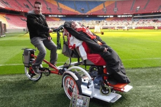 Ajax Rollstuhlfahrrad für Frank 