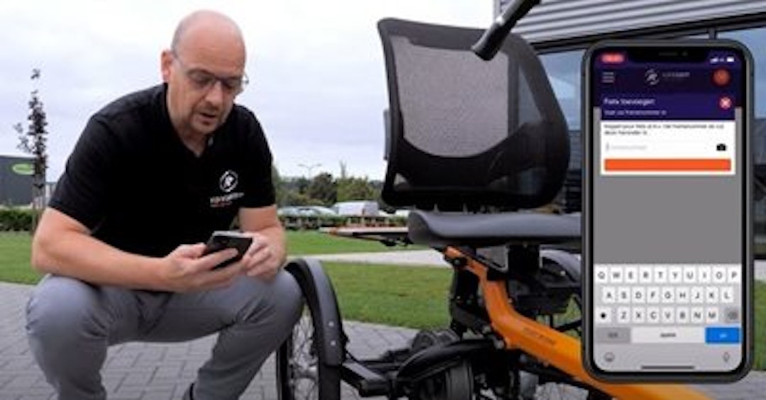 connect bike with van raam e-bike app
