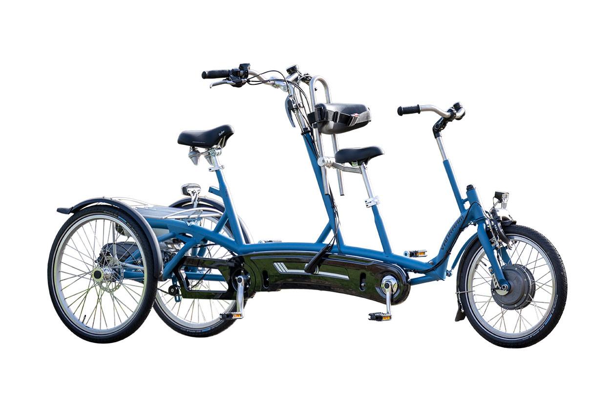 Kivo Plus tandem tricycle pour parent et enfant Van Raam