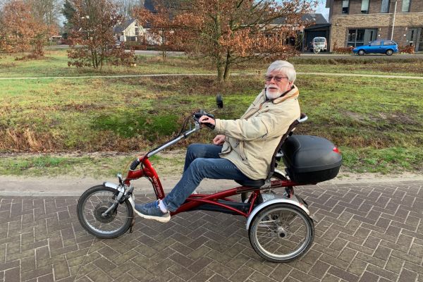 Tricycle with pedal assistance Van Raam Johan Teunissen