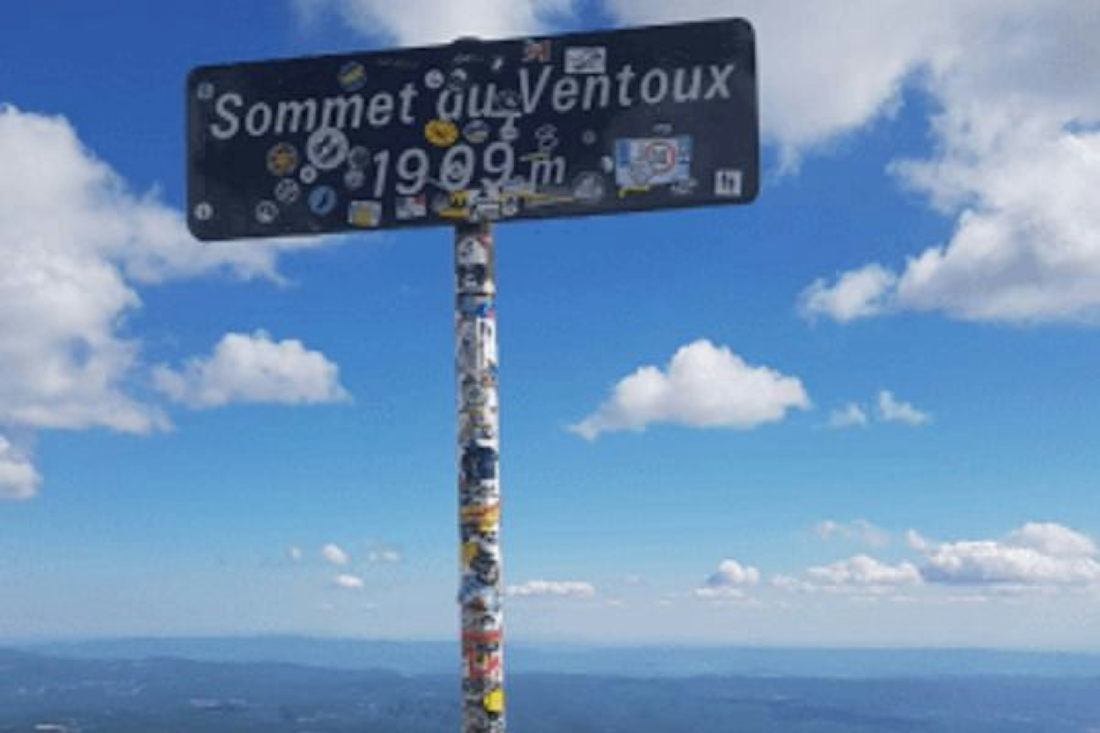 top van Mont Ventoux (bron: Google Maps)