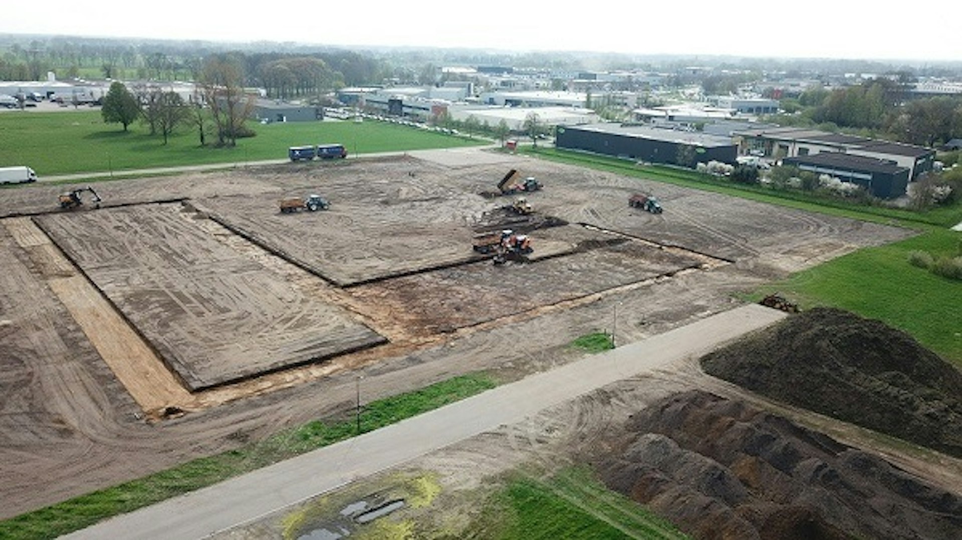 nieuwbouw Van Raam graafwerkzaamheden