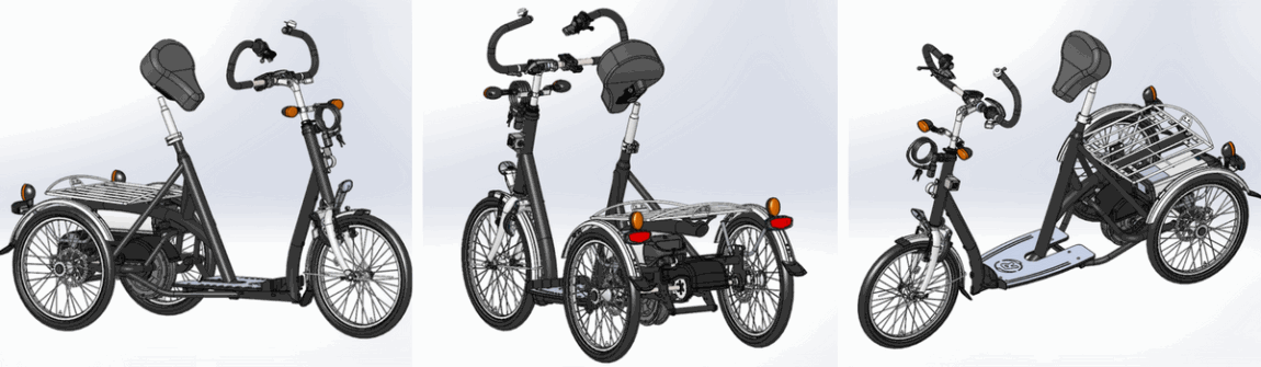 Design special stand up tricycle