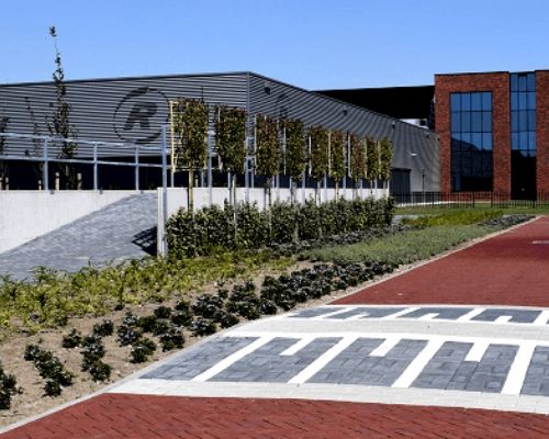 Test ride on Van Raam test track 
