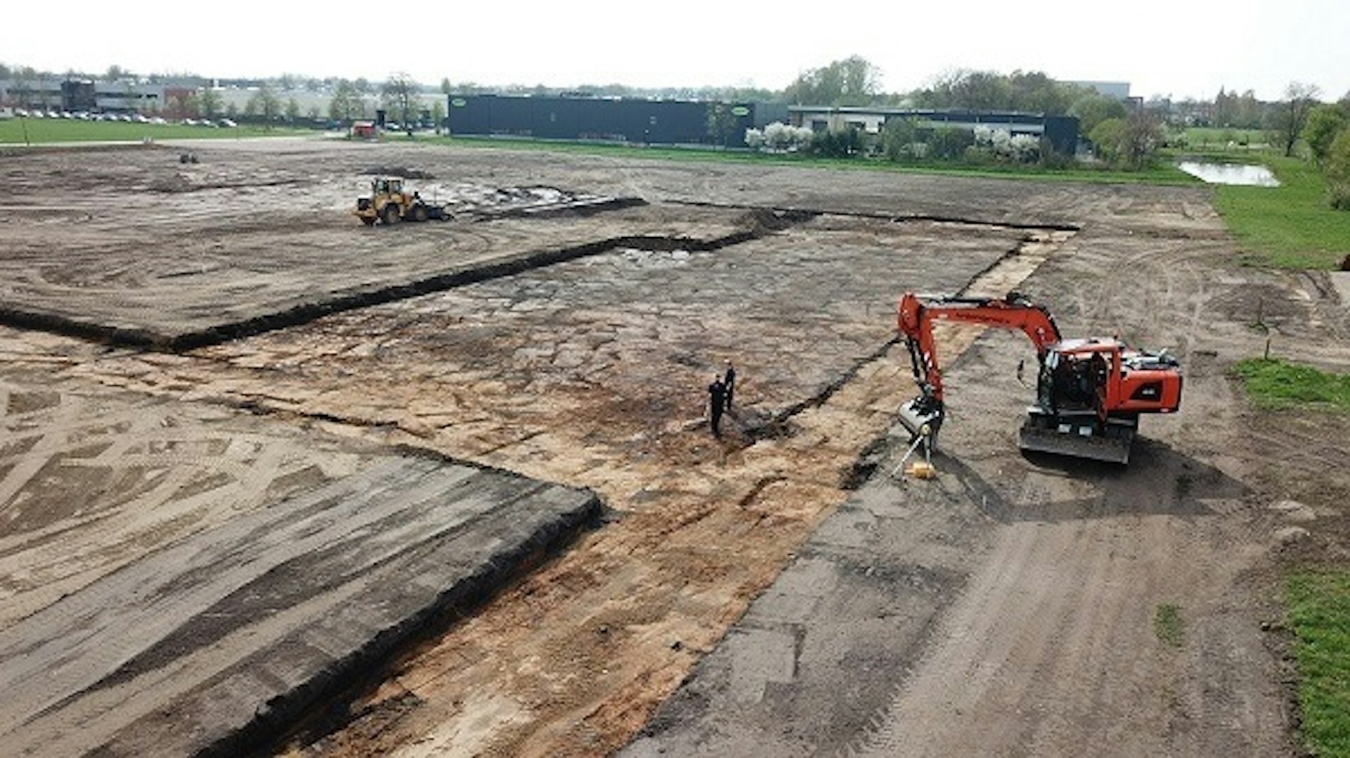 1e graafwerkzaamheden nieuwbouw Van Raam