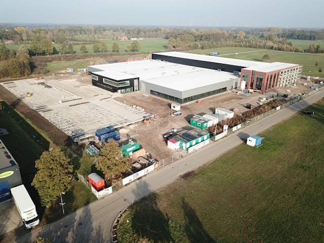 Construction work on new premises Van Raam