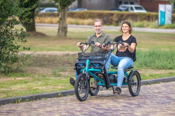 Fahrrad mit zwei Sitzen von Van Raam - das Fun2Go