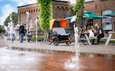 Van Raam rickshaw transport bike Chat - family outing