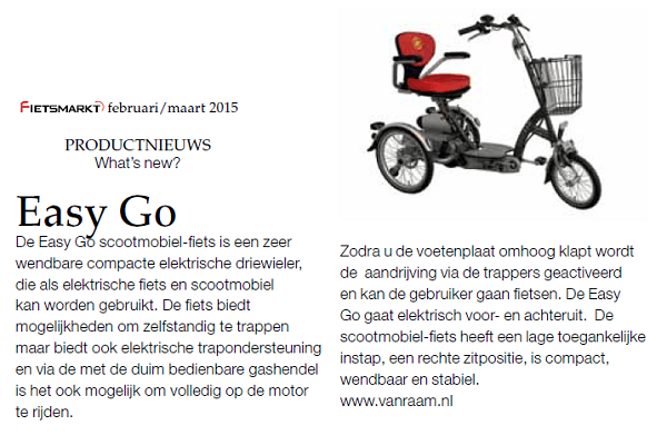 Scootmobielfiets - fiets en scootmobiel