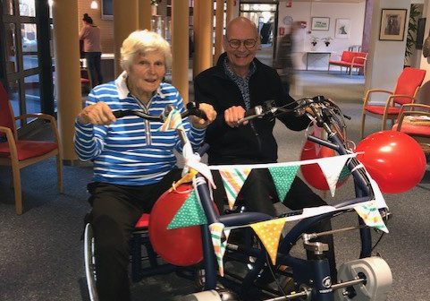 Residential home gets Duo bike as a gift