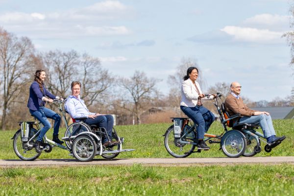 wheelchair bikes made by manufacturer of special needs bikes Van Raam