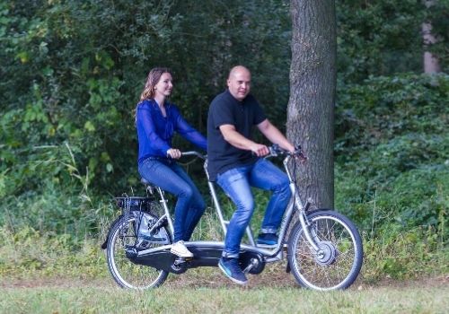 Van Raam tandems testen en proberen bij Welzorg Shop