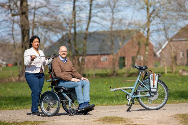 rolstoelfiets rolstoel
