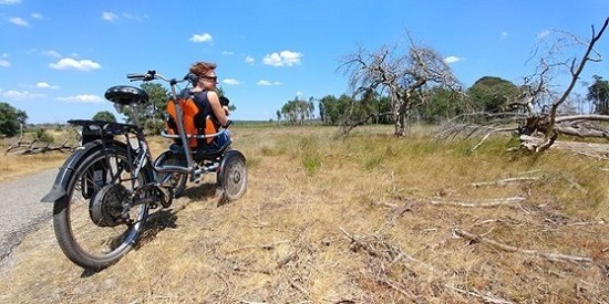 Customer experience wheelchair bike OPair with pedal support - Bart Dinkelman
