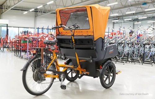 Van Raam rickshaw bike Chat 3D printed bike parts