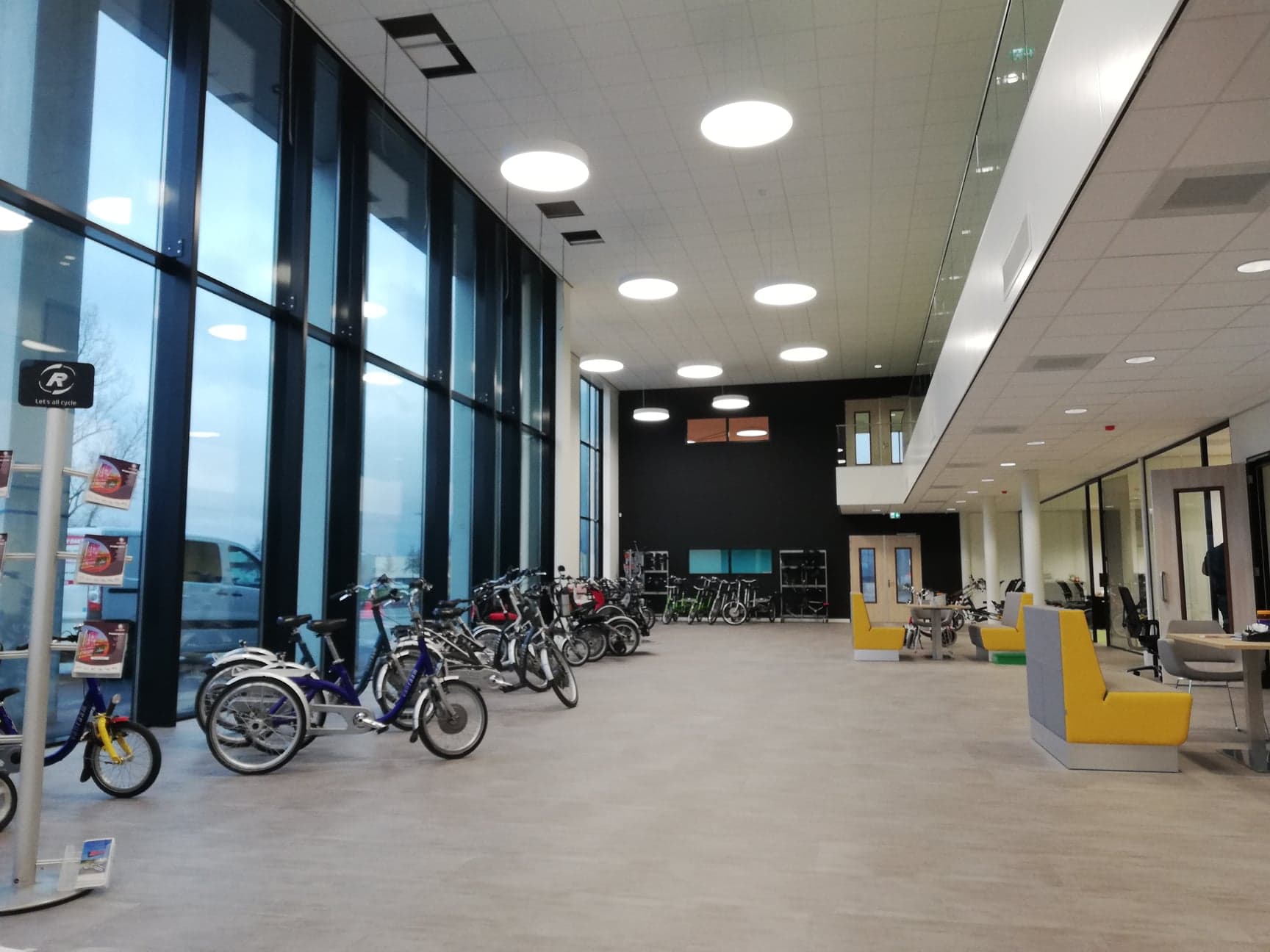 Showroom Van Raam aangepaste fietsen in Varsseveld