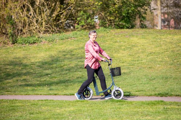 The Van Raam City walk support is a helpful tool