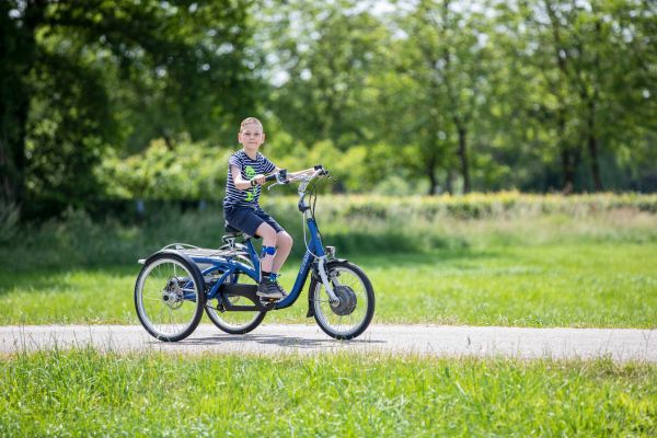 Van Raam therapeutic bike for children Midi back support
