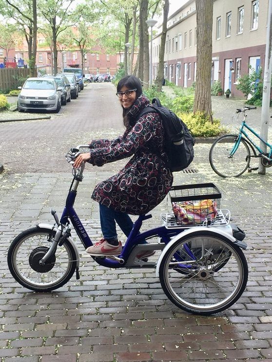 User exprience Midi tricycle Rosita Rampertaap