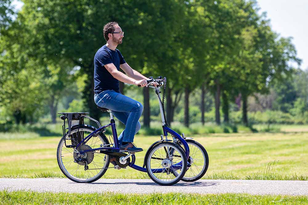 three wheel bicycle for two