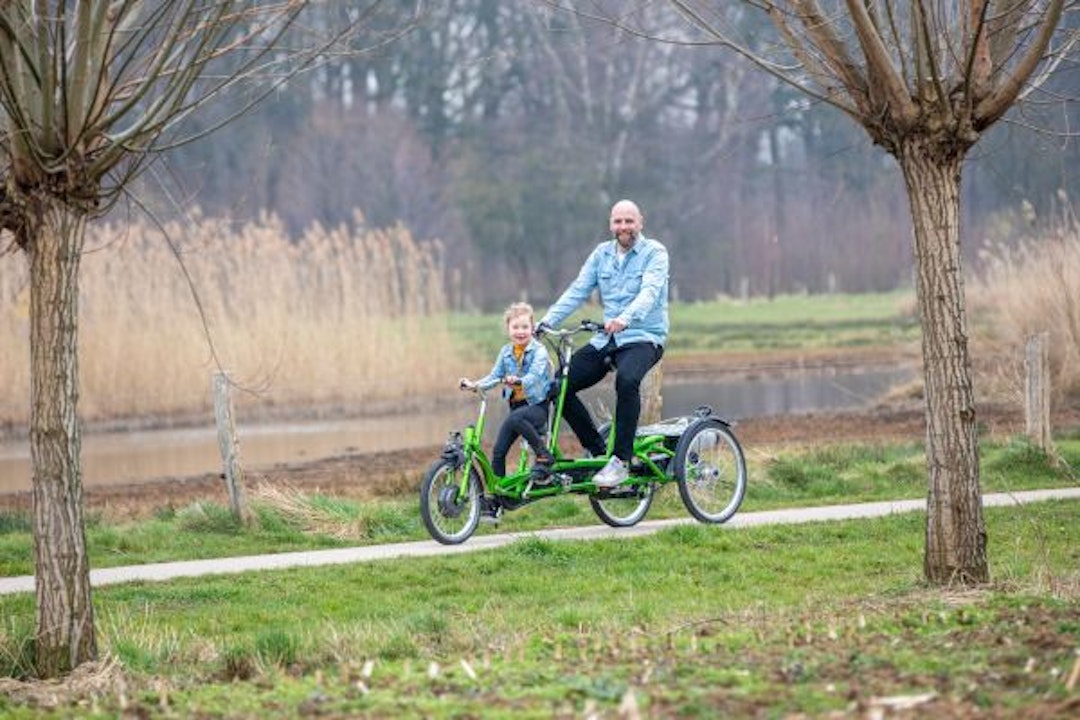 Three-wheel tandem Kivo Plus by Van Raam